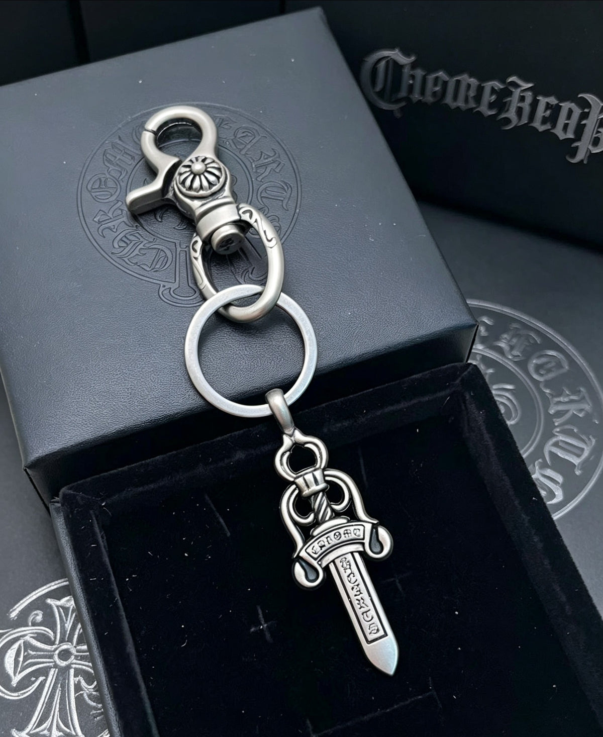 Signature Emblem Jewelry Accessory in Polished Metal-Tone – Design 024 front product view