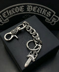 Signature Emblem Jewelry Accessory in Polished Metal-Tone – Design 058 main product view