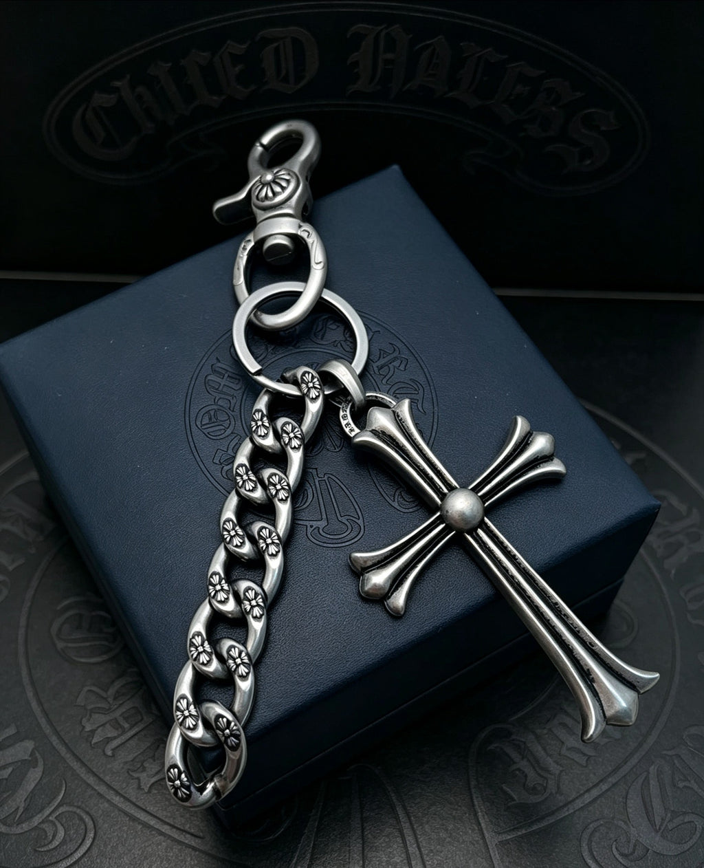 Signature Emblem Pendant in Polished Metal-Tone – Design 001 main product view