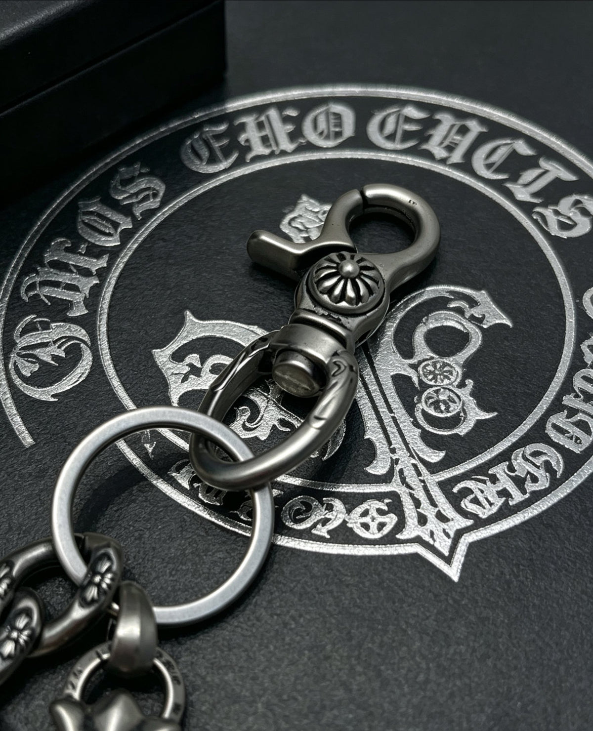 Signature Emblem Pendant in Polished Metal-Tone – Design 004 styled product view
