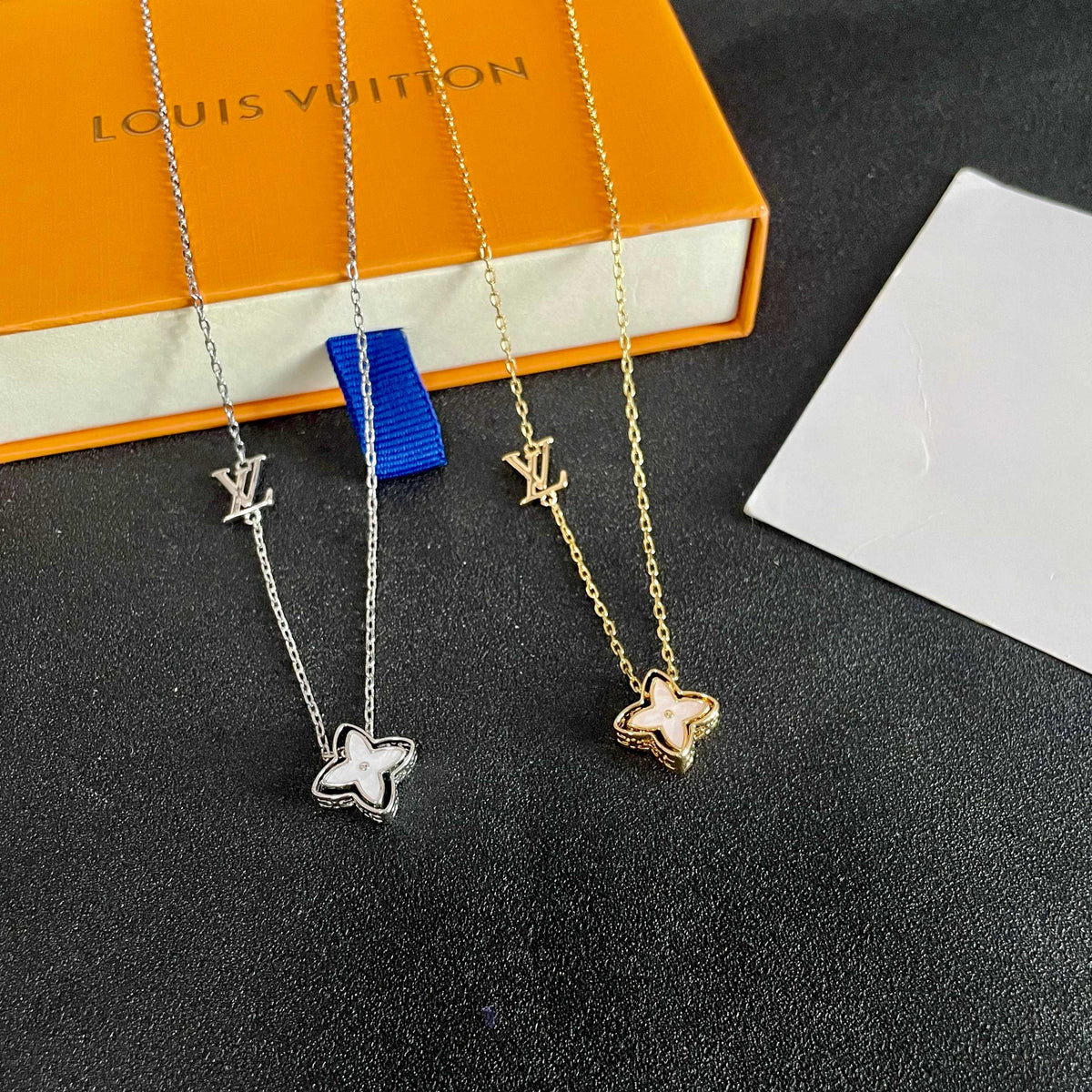 Geometric Emblem Pendant Necklace in Gold-Tone – Design 066 close-up detail