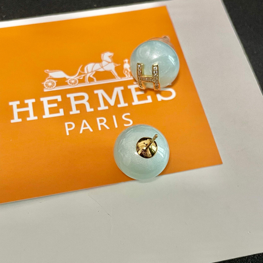 Horse Statement Earrings in Polished Metal-Tone – Design 001 main product view