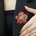 Signature Emblem Brooch in Polished Metal-Tone – Design 055 main product view