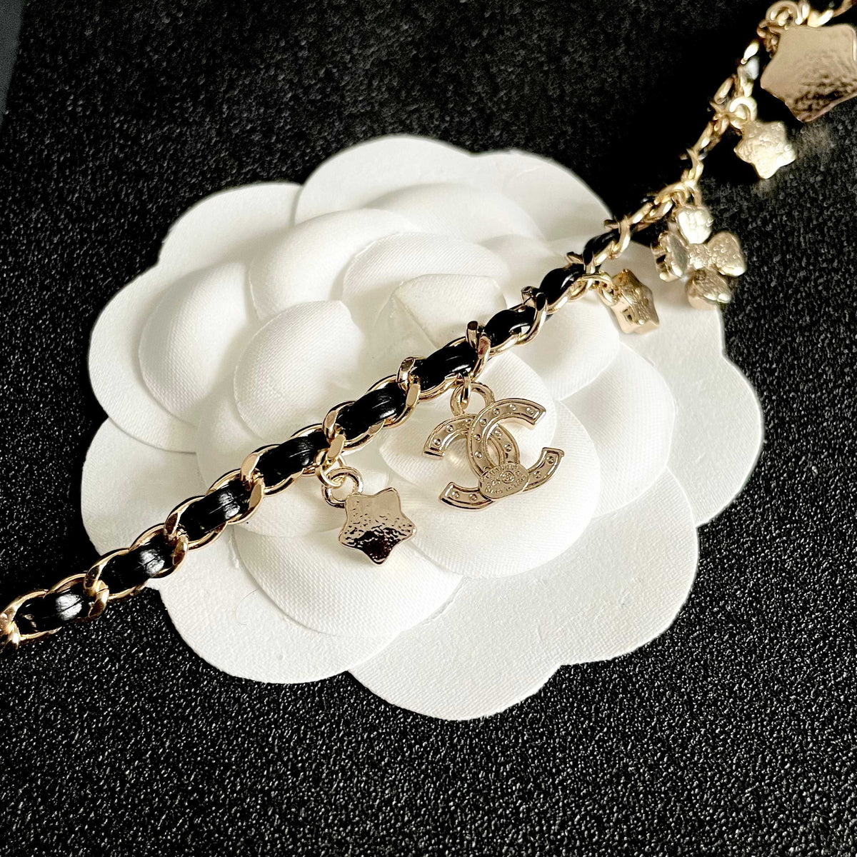 Signature Emblem Pendant Necklace in Polished Metal-Tone – Design 106 front product view