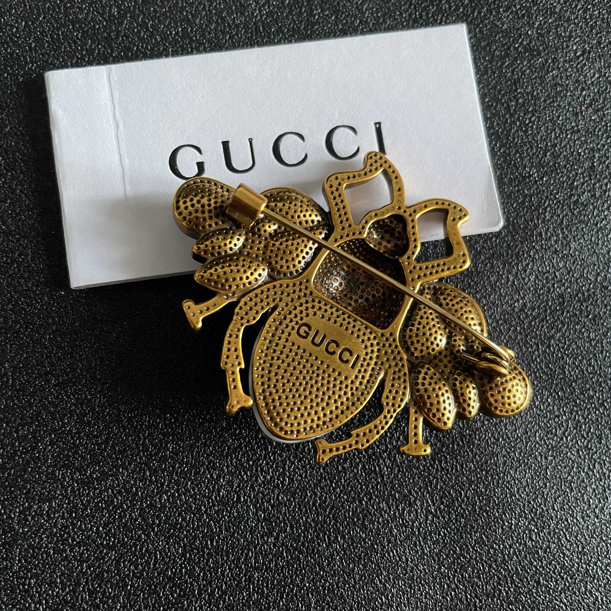 Geometric Emblem Brooch in Polished Metal-Tone – Design 005 main product view