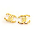 Signature Emblem Stud Earrings in Gold-Tone – Design 073 main product view