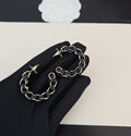 Signature Emblem Jewelry Accessory in Gold-Tone – Black Detail – Design 003 main product view