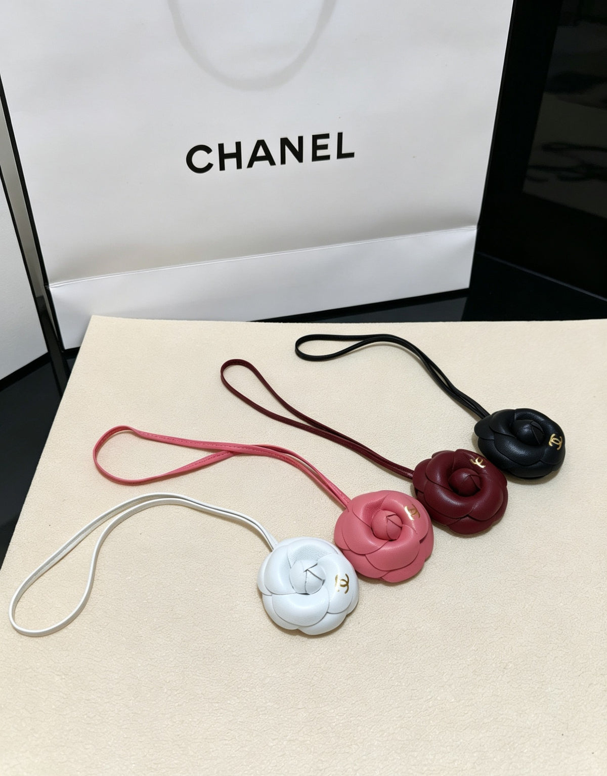Camellia Jewelry Accessory in Polished Metal-Tone – Camellia Detail – Design 005 main product view