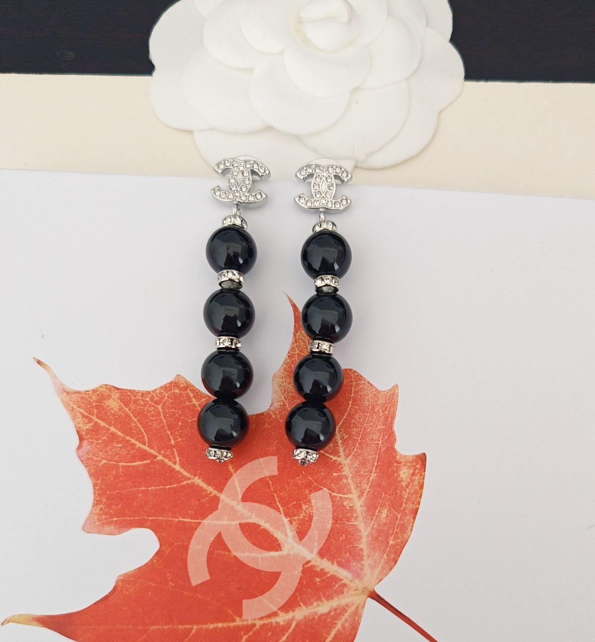 Pearl Pearl-Detail Statement Earrings – Pearl Detail – Design 006 main product view