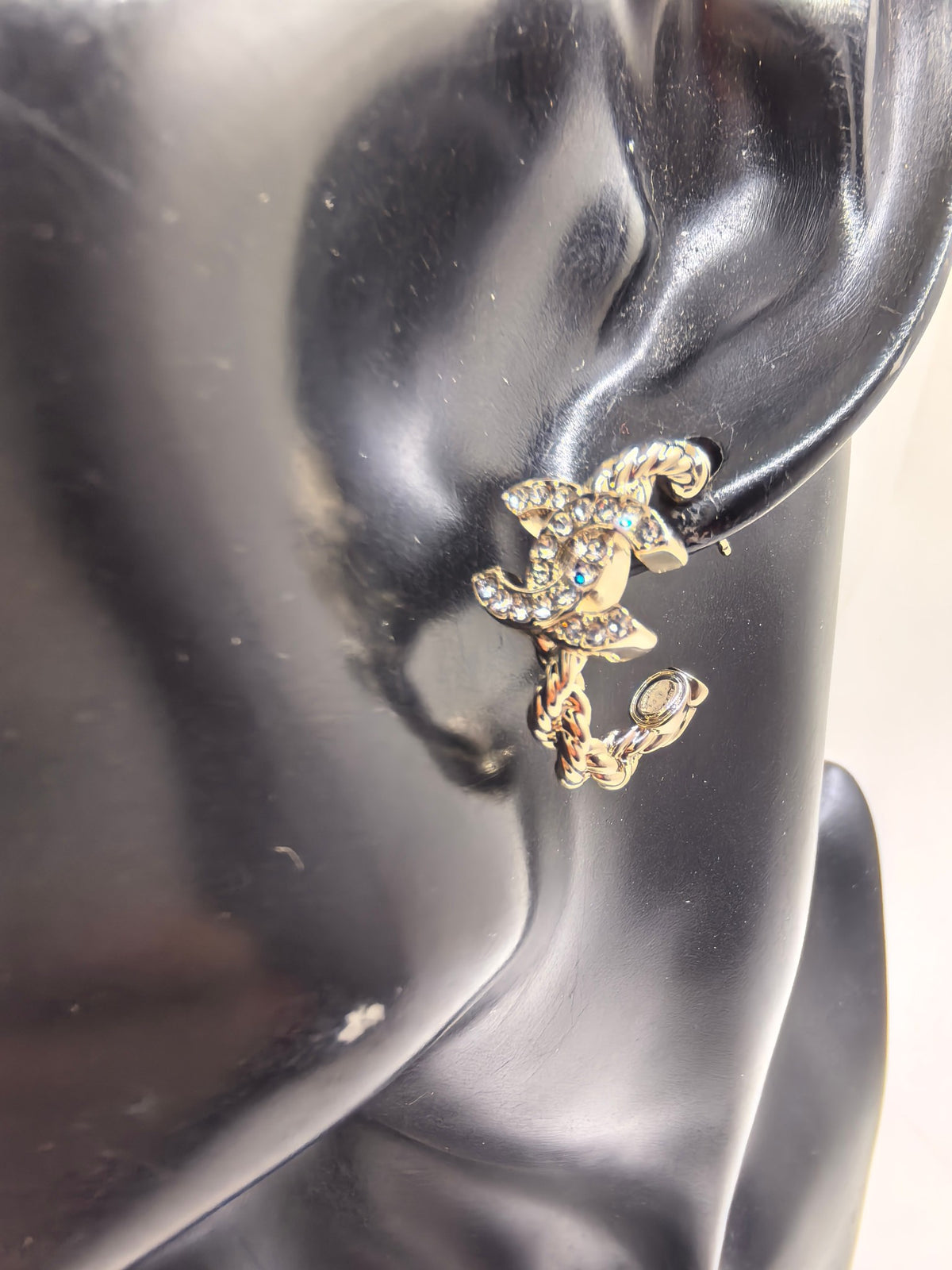 Signature Emblem Jewelry Accessory in Gold-Tone – Design 008 front product view