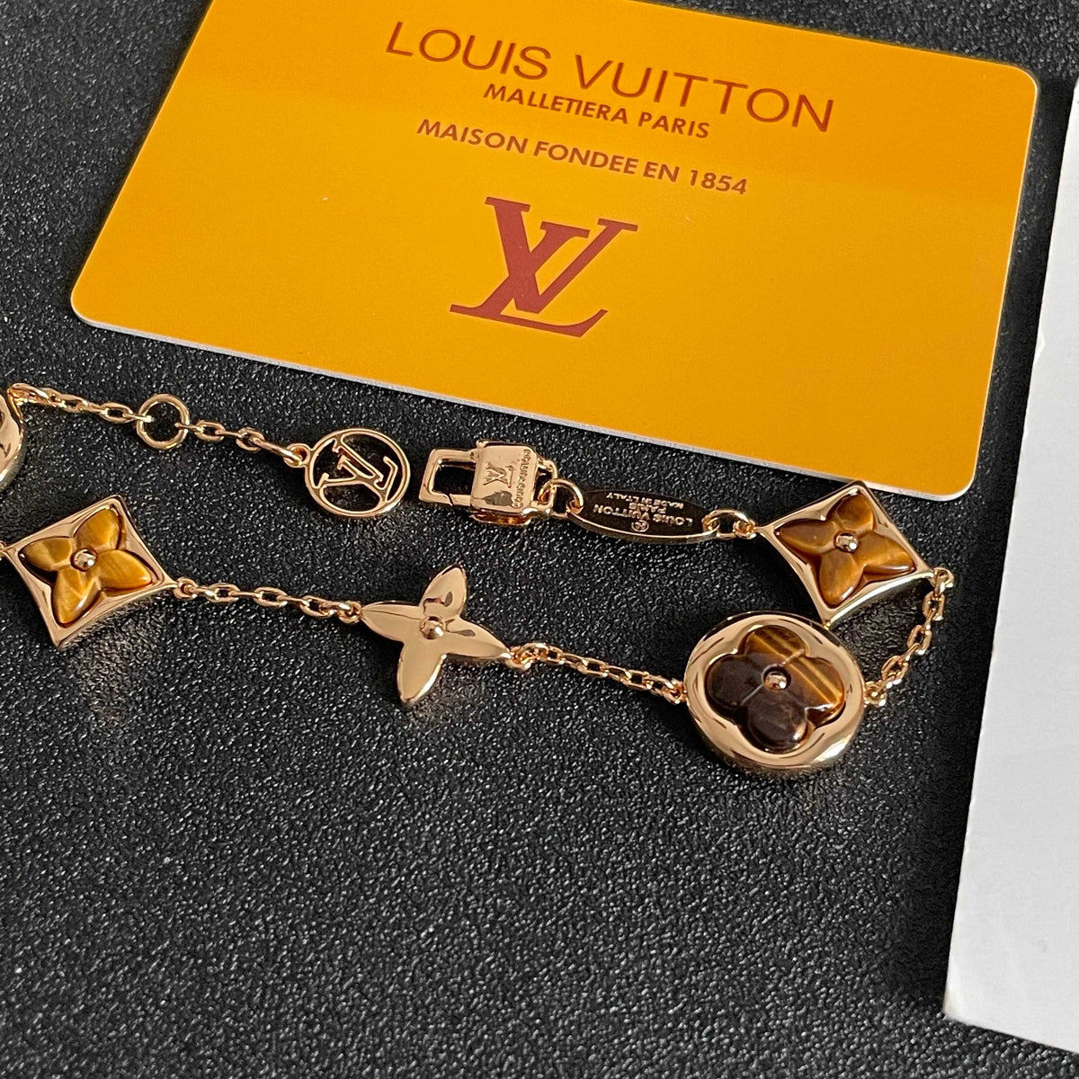 Geometric Emblem Bracelet in Gold-Tone – Design 029 styled product view