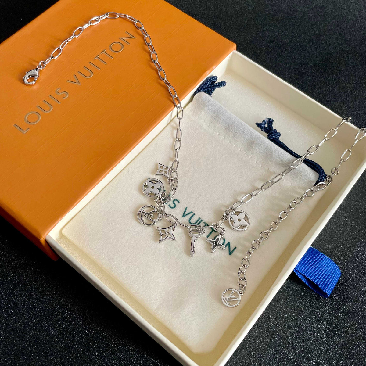 Geometric Emblem Pendant Necklace in Polished Metal-Tone – Design 003 main product view