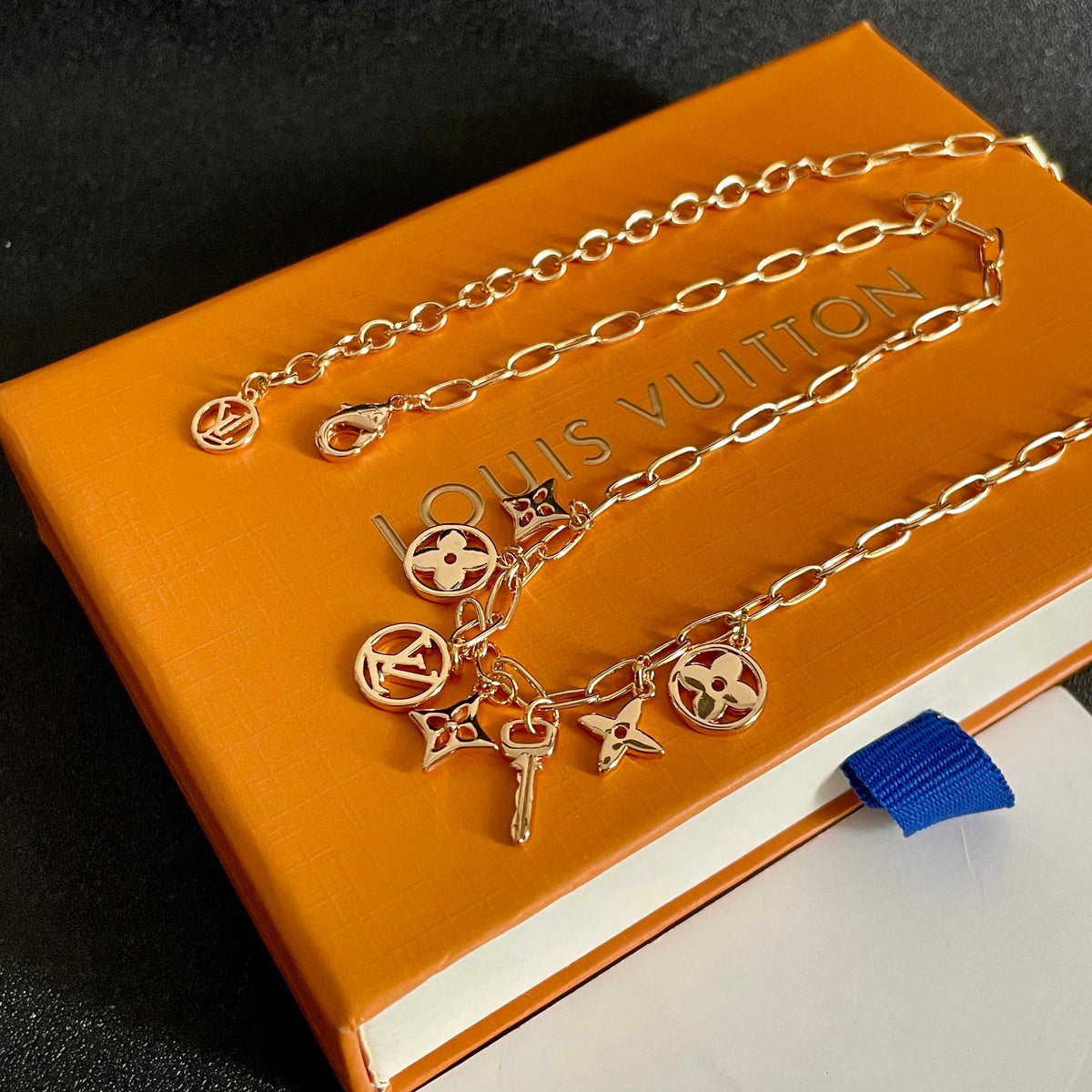 Geometric Emblem Pendant Necklace in Polished Metal-Tone – Design 002 styled product view