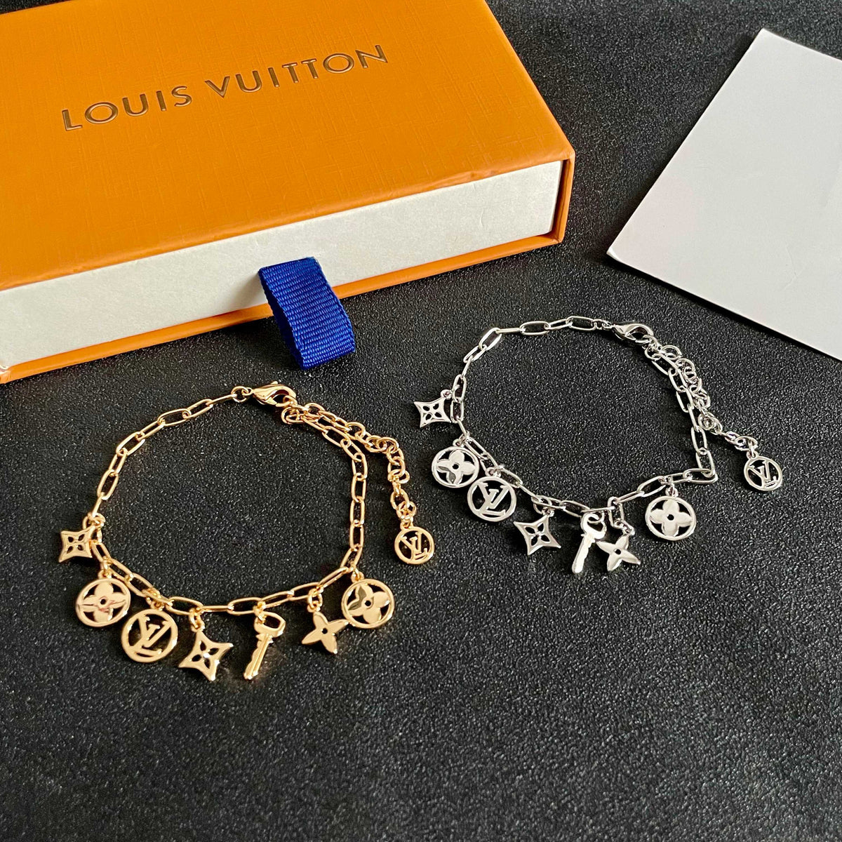Geometric Emblem Bracelet in Polished Metal-Tone – Design 002 close-up detail