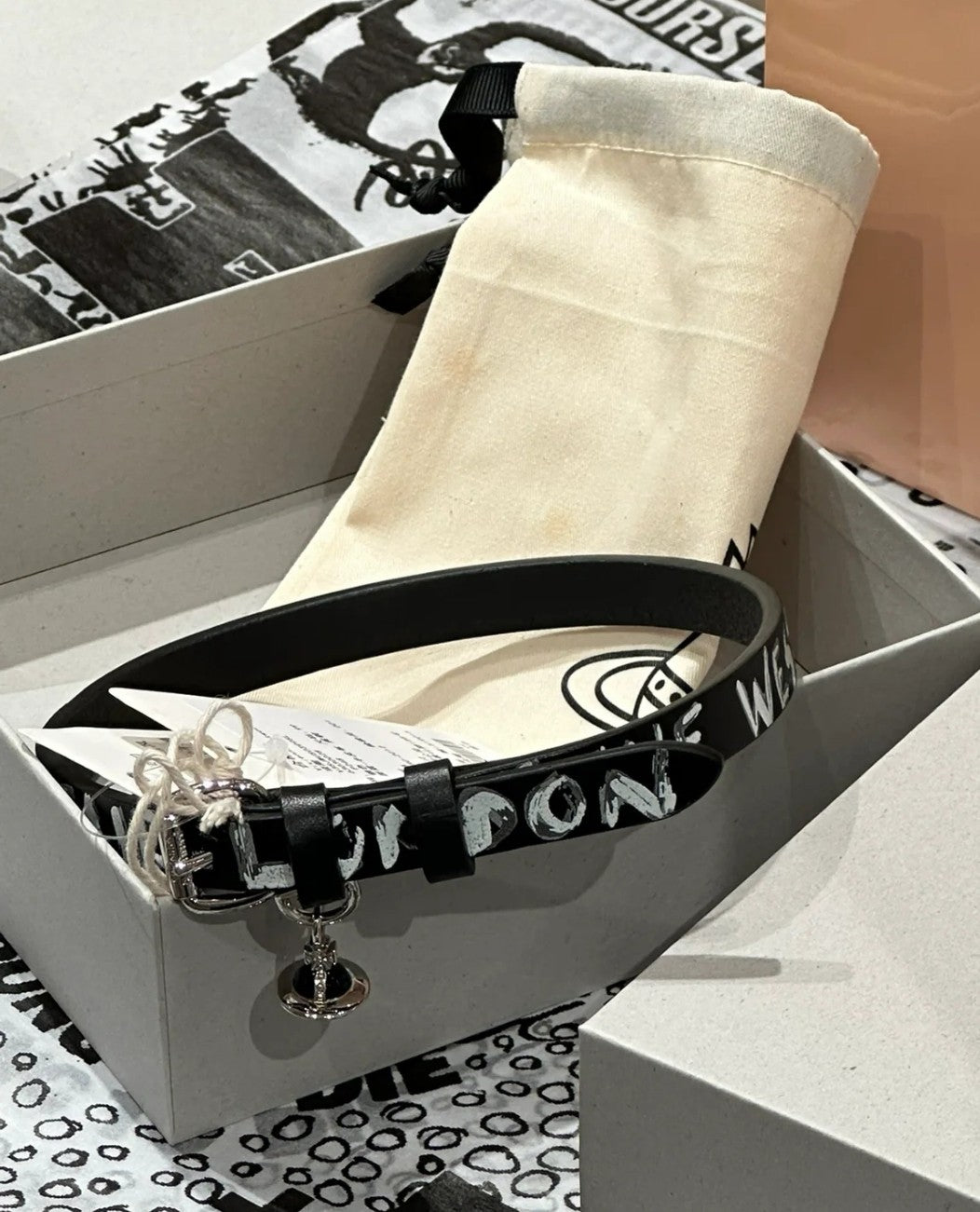 Orb Jewelry Accessory in Polished Metal-Tone – Design 021 detail view