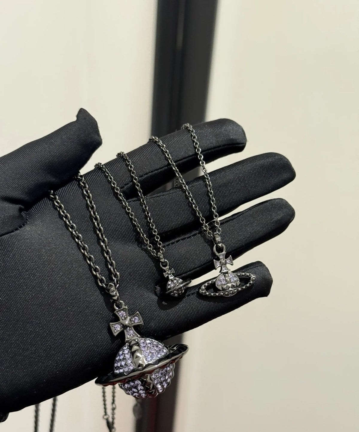 Orb Jewelry Accessory in Polished Metal-Tone – Design 024 main product view