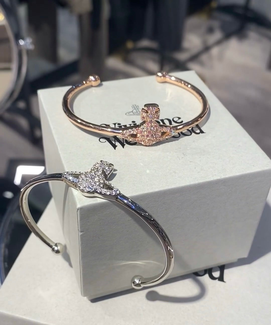 Orb Bangle in Gold-Tone main product view