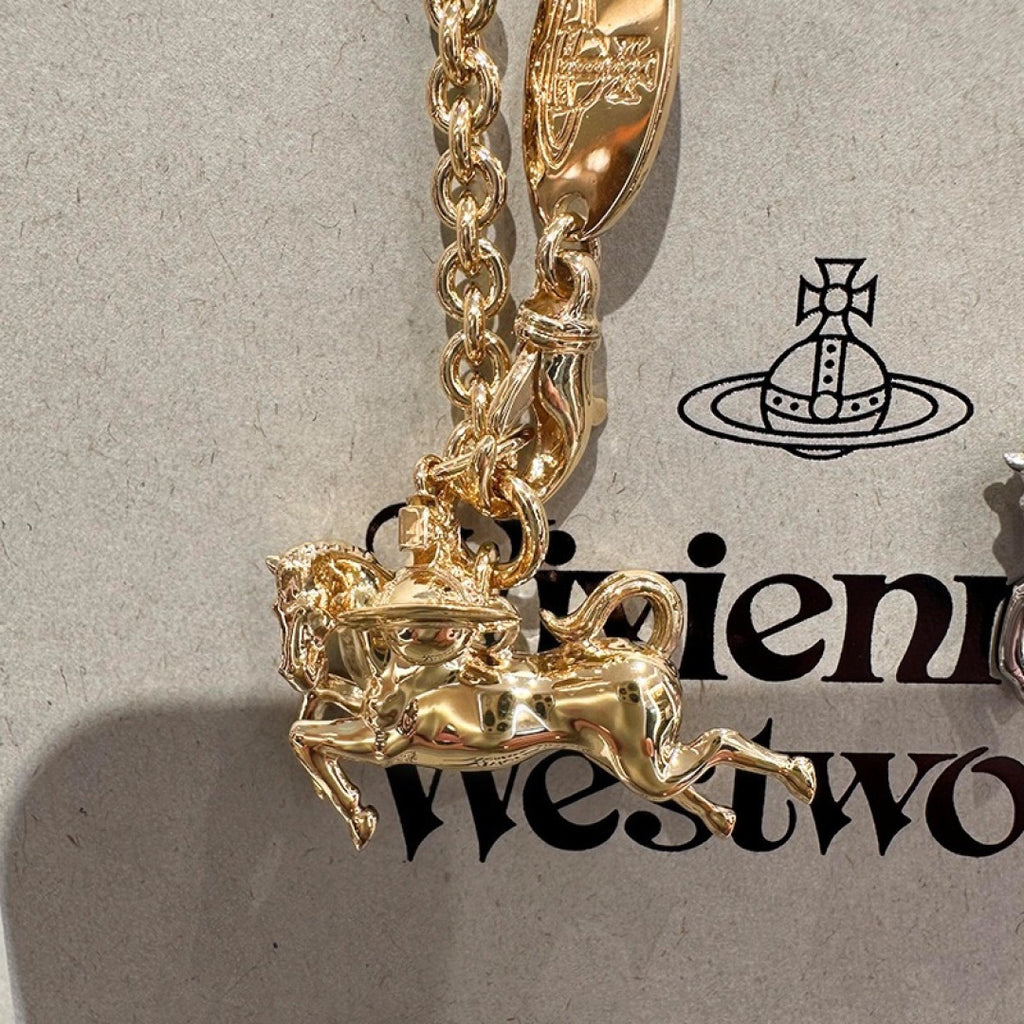 Orb Pendant Necklace in Polished Metal-Tone – Design 003 detail view