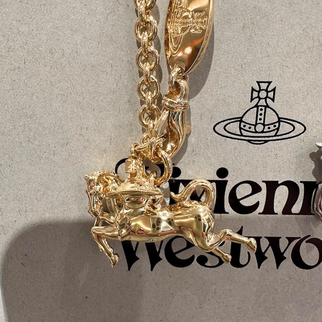 Orb Pendant Necklace in Polished Metal-Tone – Design 003 detail view