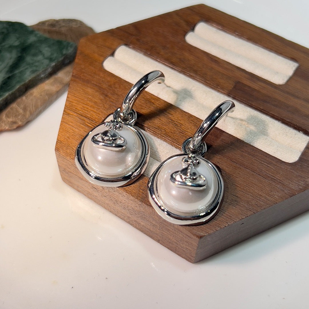 Orb Jewelry Accessory in Polished Metal-Tone – Design 014 styled product view