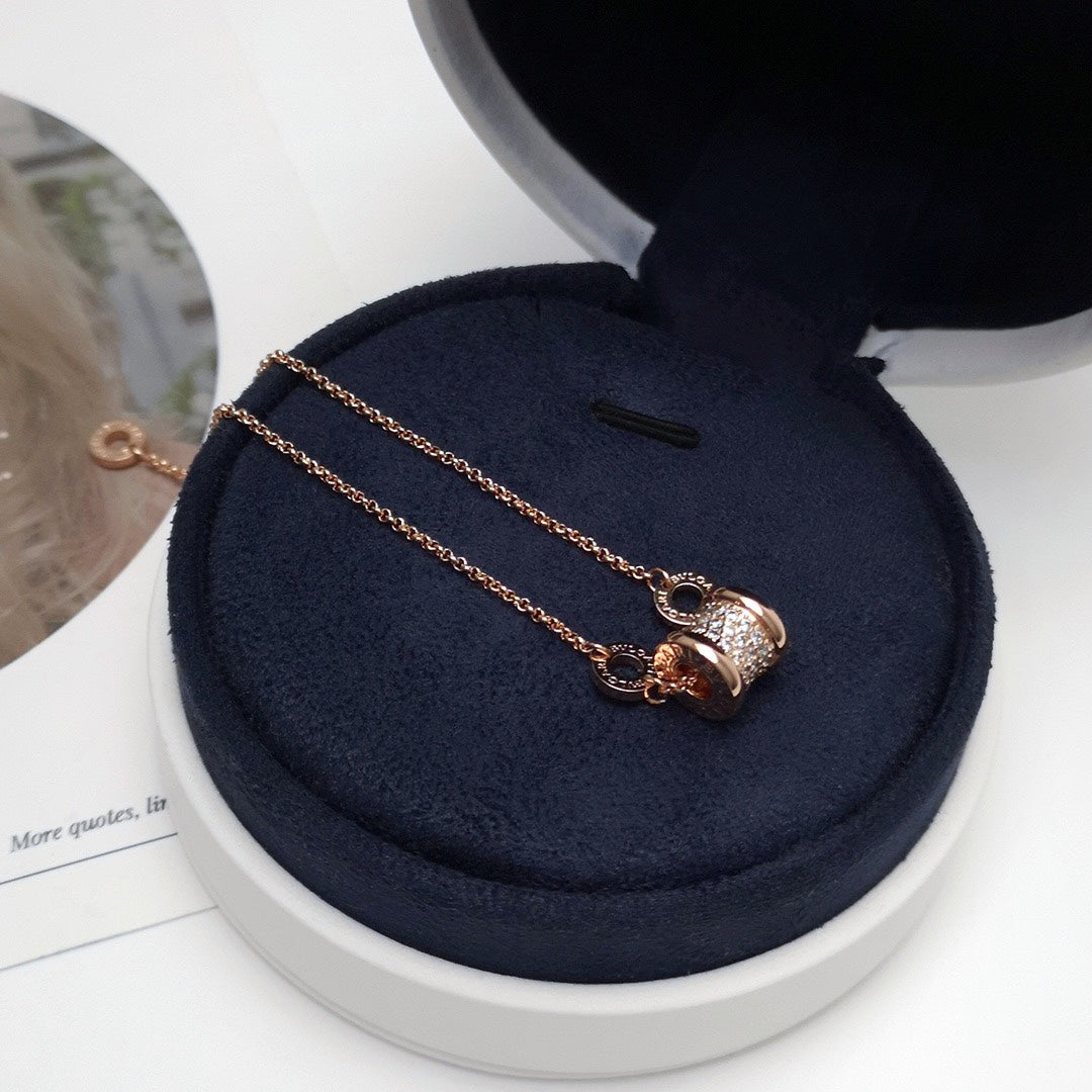 Geometric Emblem Bracelet in Rose-Gold-Tone front product view