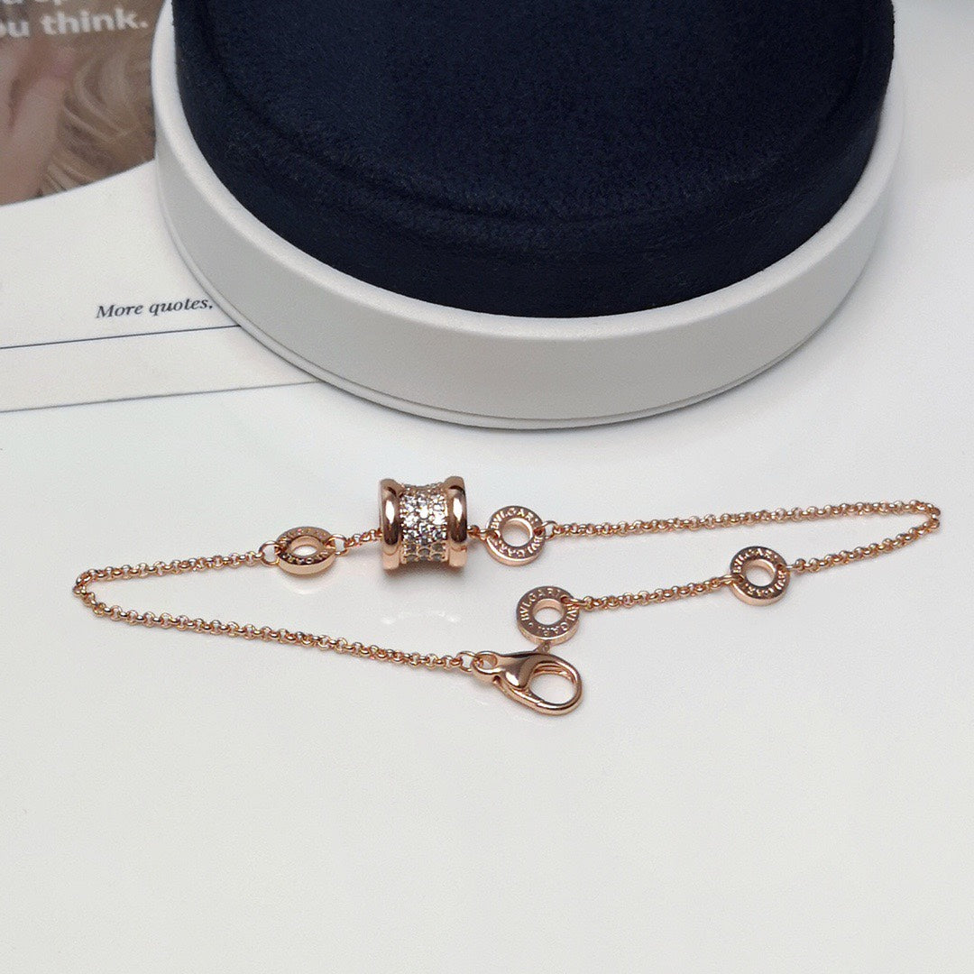 Geometric Emblem Bracelet in Rose-Gold-Tone styled product view