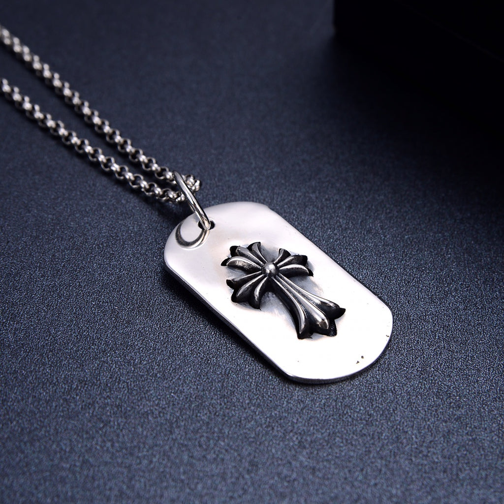 Cross Pendant in Metal-Tone – Design 01 styled product view