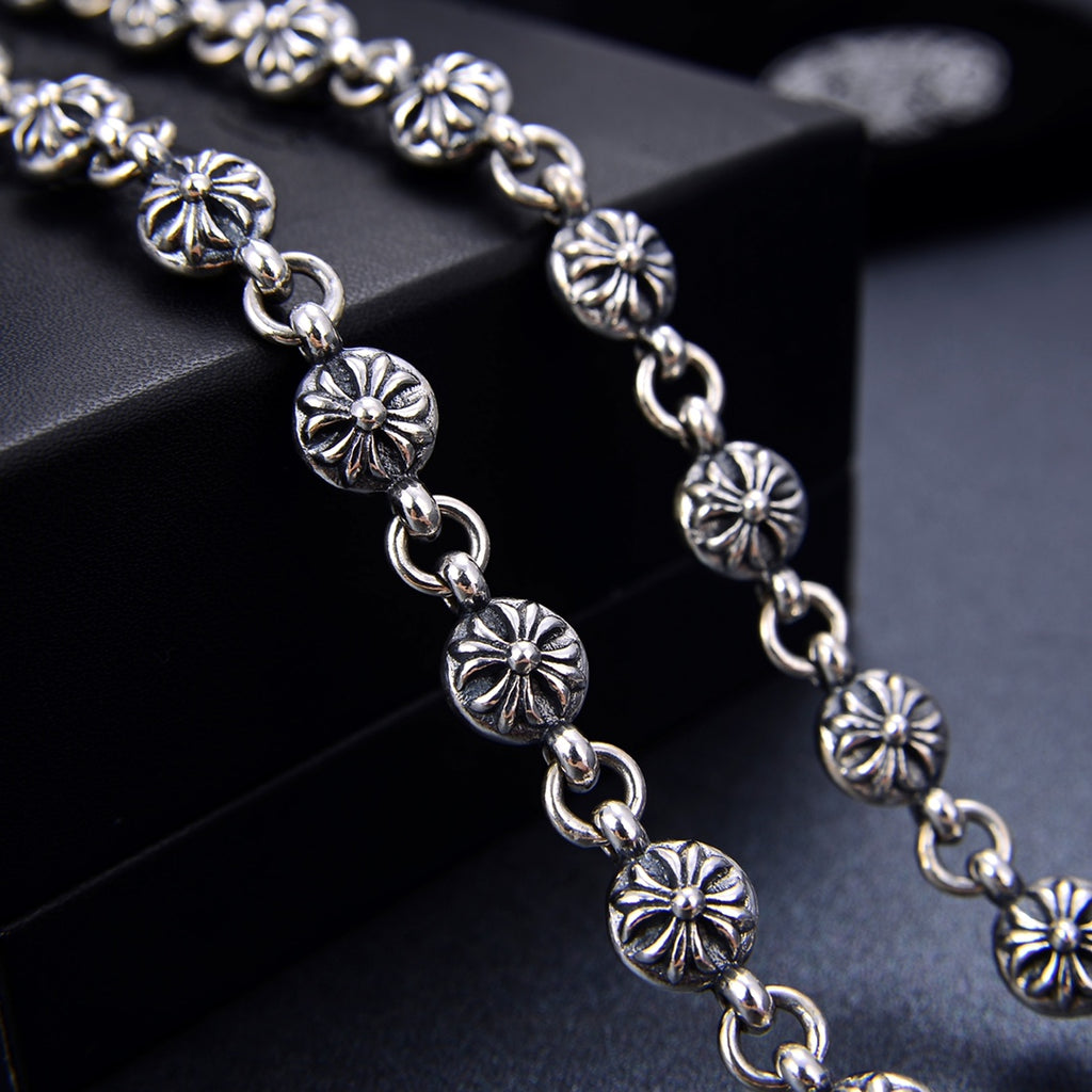 Signature Emblem Jewelry Accessory in Polished Metal-Tone – Design 065 detail view