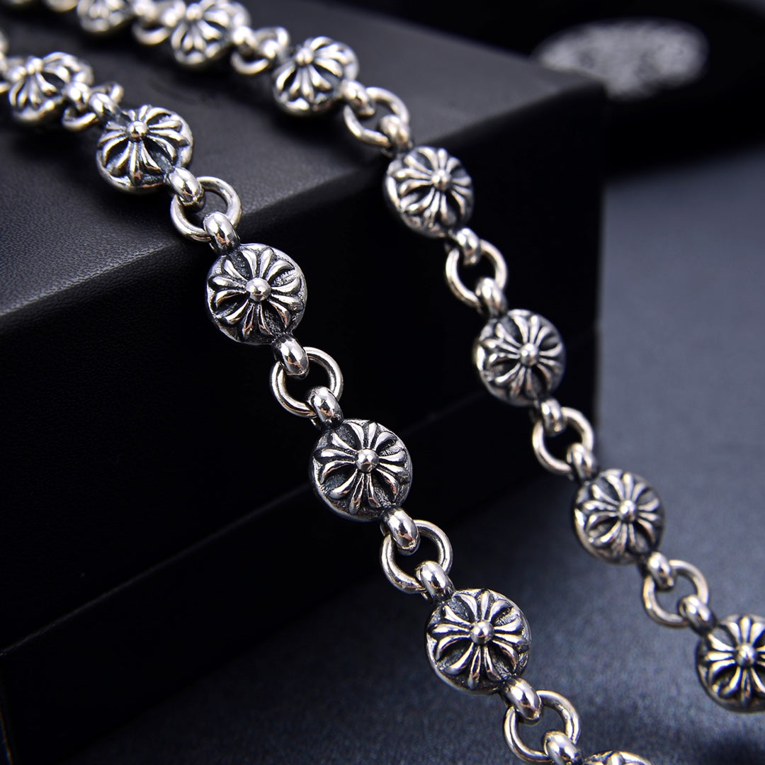 Signature Emblem Jewelry Accessory in Polished Metal-Tone – Design 069 detail view