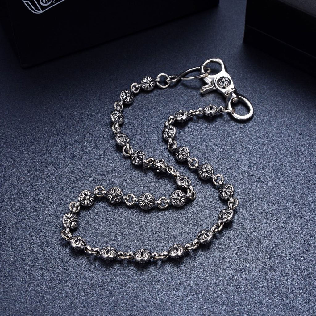 Signature Emblem Jewelry Accessory in Polished Metal-Tone – Design 069 front product view