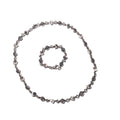 Cross Pendant Necklace in Metal-Tone – Dice Detail main product view