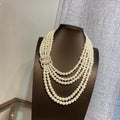 Pearl Pearl-Detail Pendant Necklace – Pearl Detail – Design 009 main product view