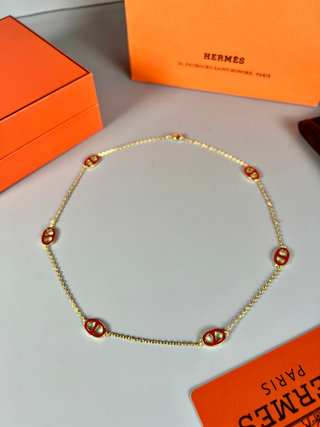Toggle Pendant Necklace in Polished Metal-Tone – Toggle Detail – Design 011 front product view