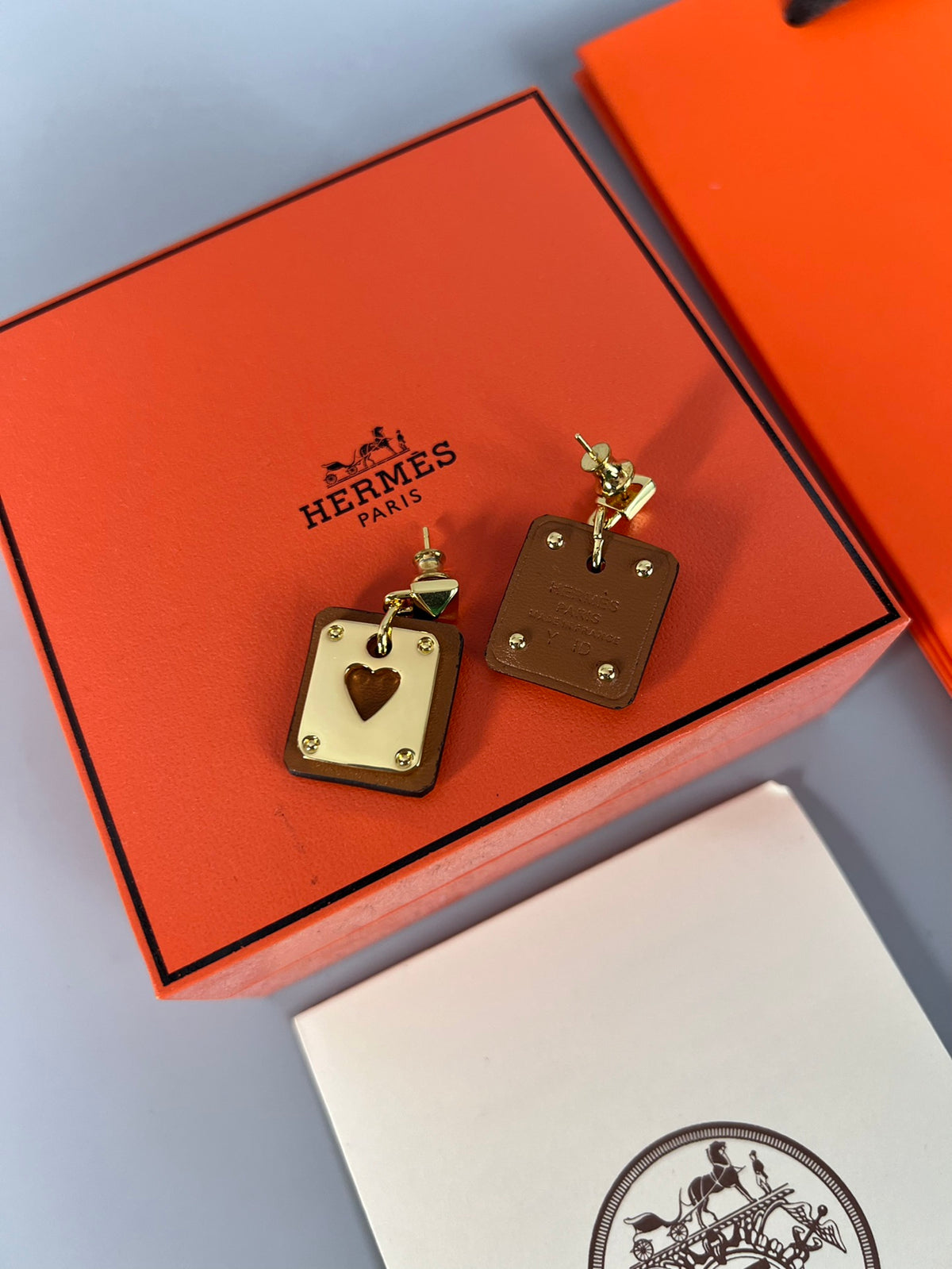 Horse Statement Earrings in Gold-Tone styled product view
