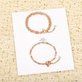 Signature Emblem Bracelet in Gold-Tone – Red Detail – Design 002 main product view