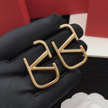Signature Emblem Polished Stud Earrings – Medium main product view