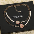 Heart Pearl-Detail Pendant Necklace – Pearl Detail – Design 009 main product view
