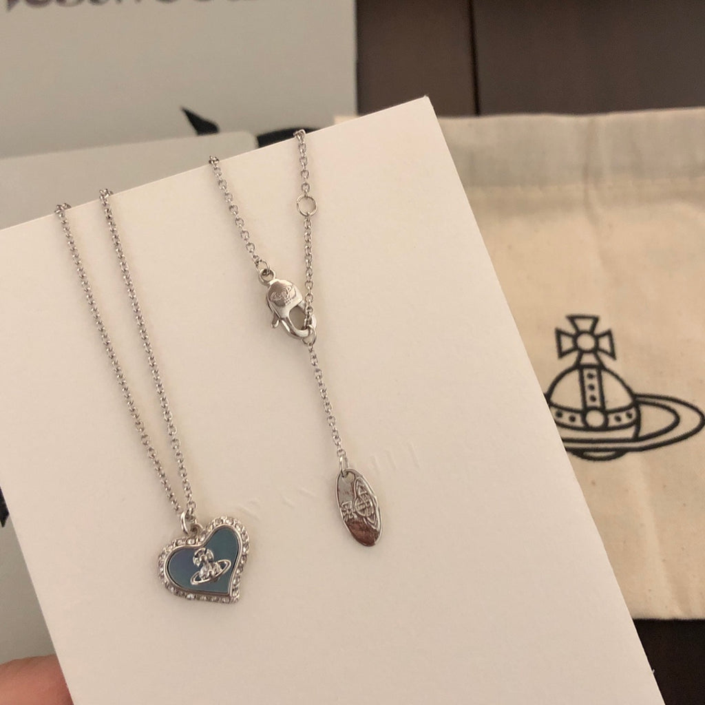 Orb Pendant Necklace in Silver-Tone – Silver Detail styled product view