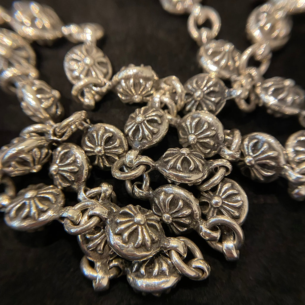 Signature Emblem Jewelry Accessory in Polished Metal-Tone – Design 045 side detail