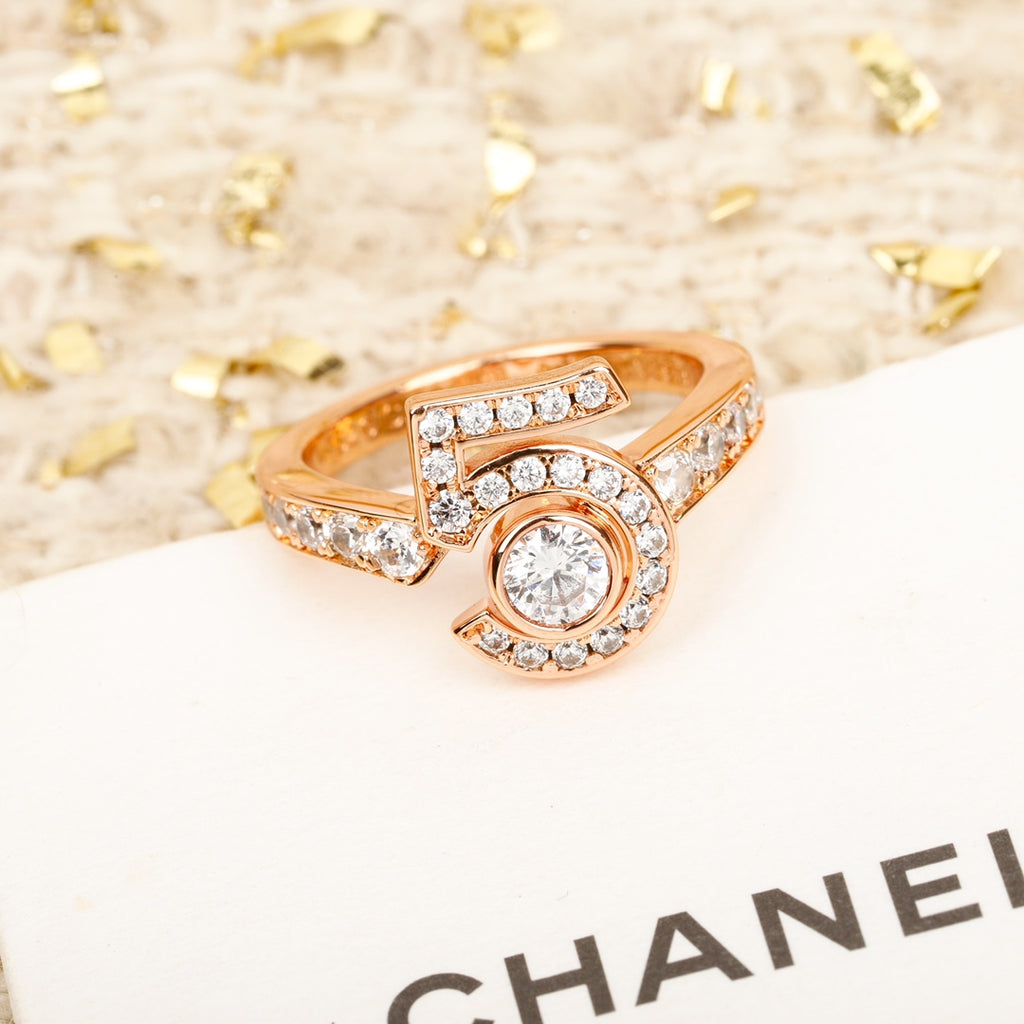 Signature Emblem Statement Ring in Polished Metal-Tone – Design 012 detail view