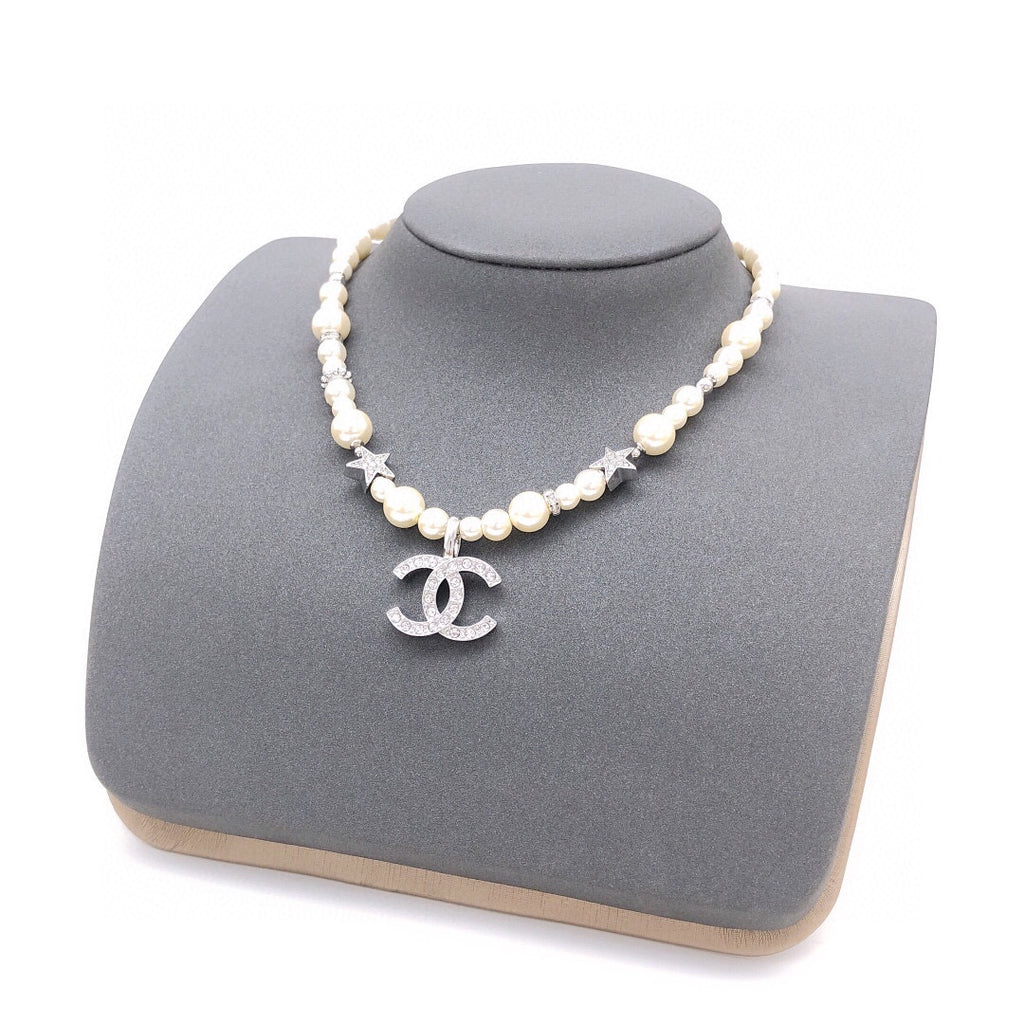 Star Pendant Necklace in Silver-Tone styled product view