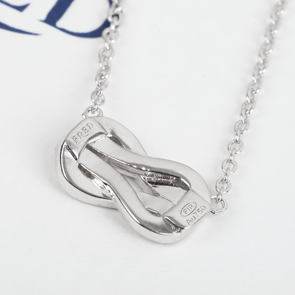 Signature Emblem Crystal-Accent Pendant Necklace – Design 004 side detail