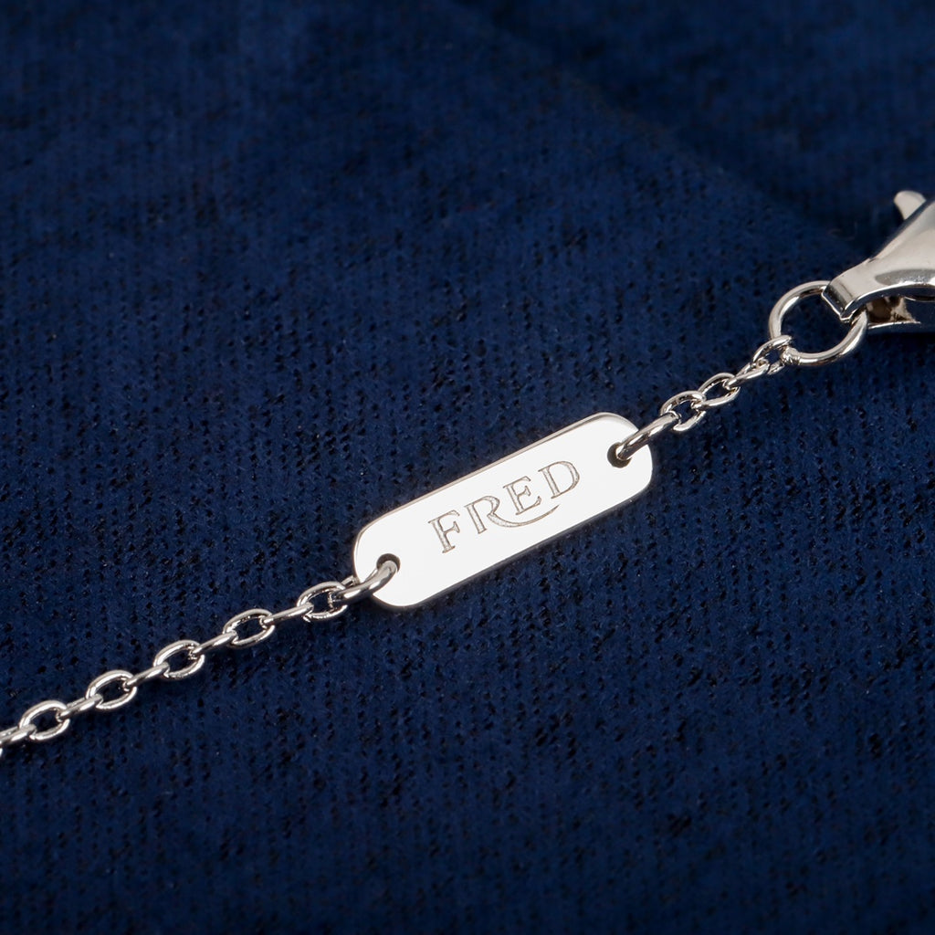 Signature Emblem Crystal-Accent Pendant Necklace – Design 004 styled product view