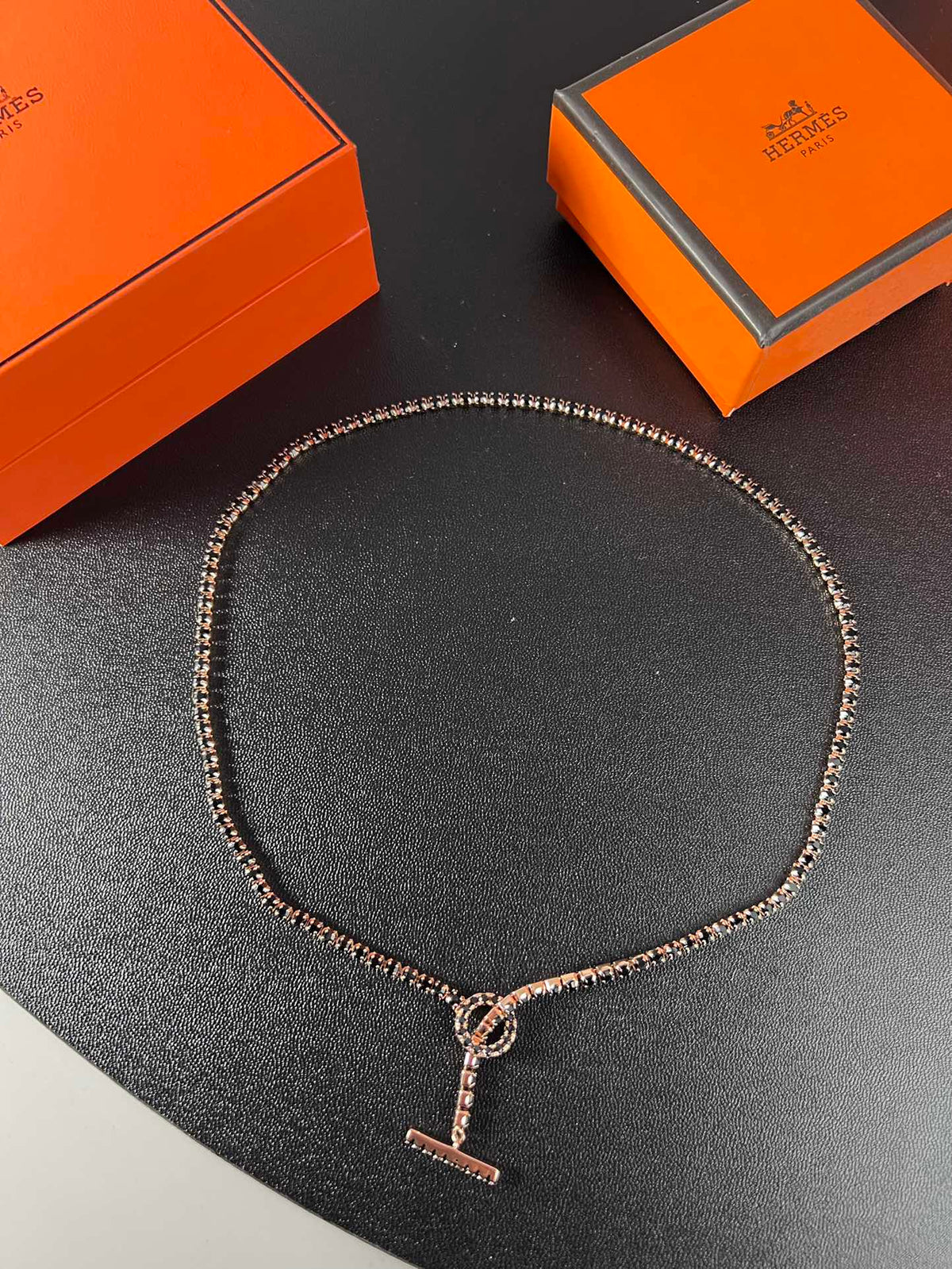 Horse Bracelet in Polished Metal-Tone – Design 001 side detail