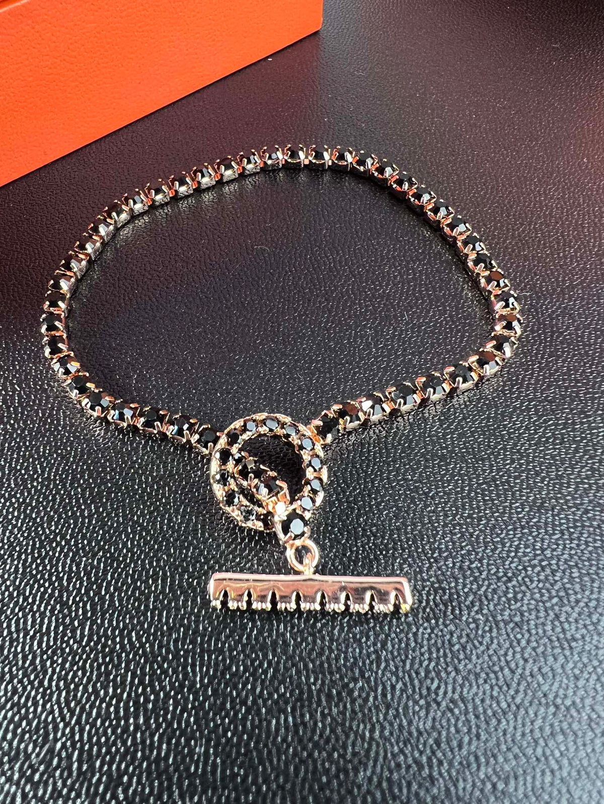 Horse Bracelet in Polished Metal-Tone – Design 009 main product view