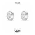 Spike Hoop Earrings in Silver-Tone main product view