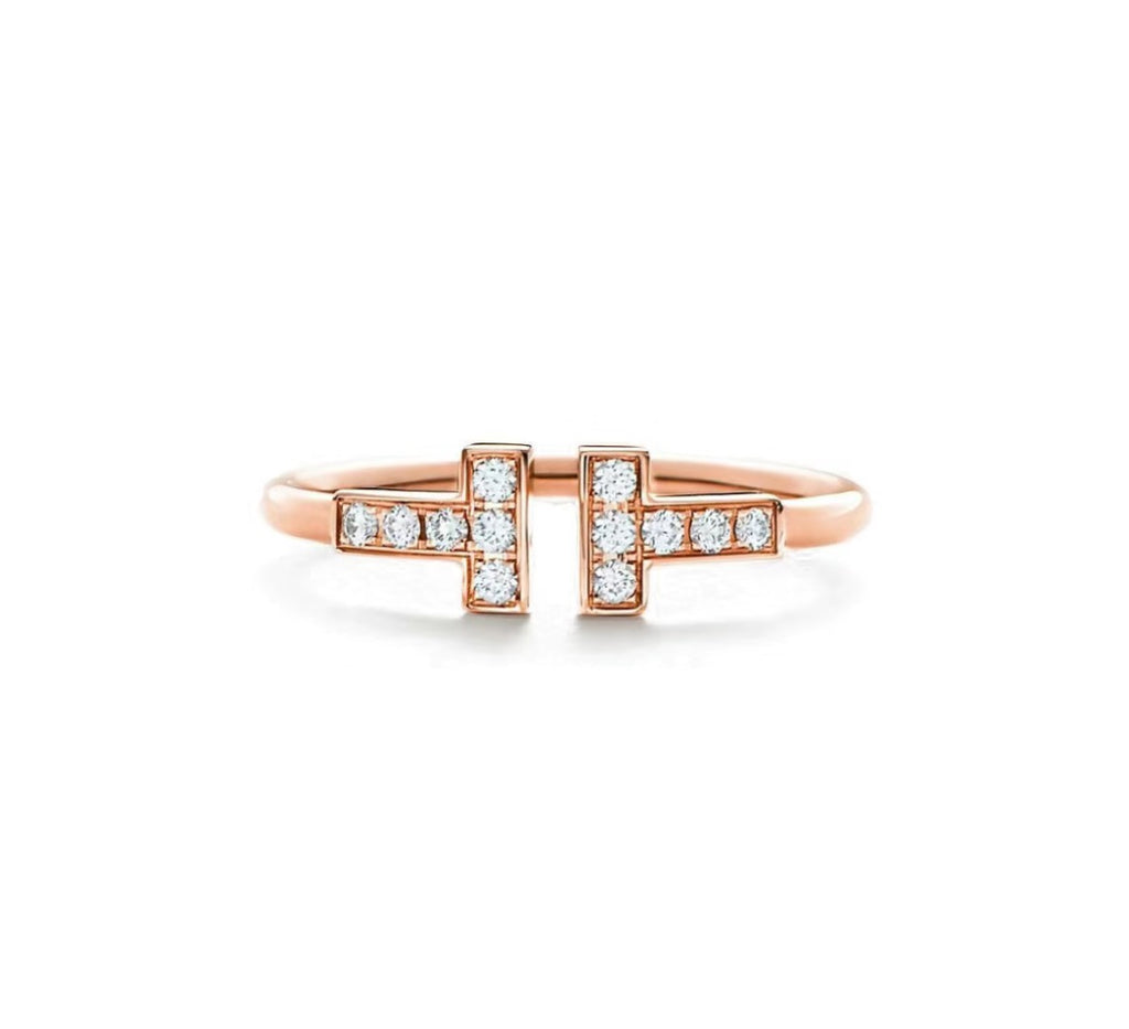 Signature Motif Statement Ring in Polished Metal-Tone – Design 02 front product view