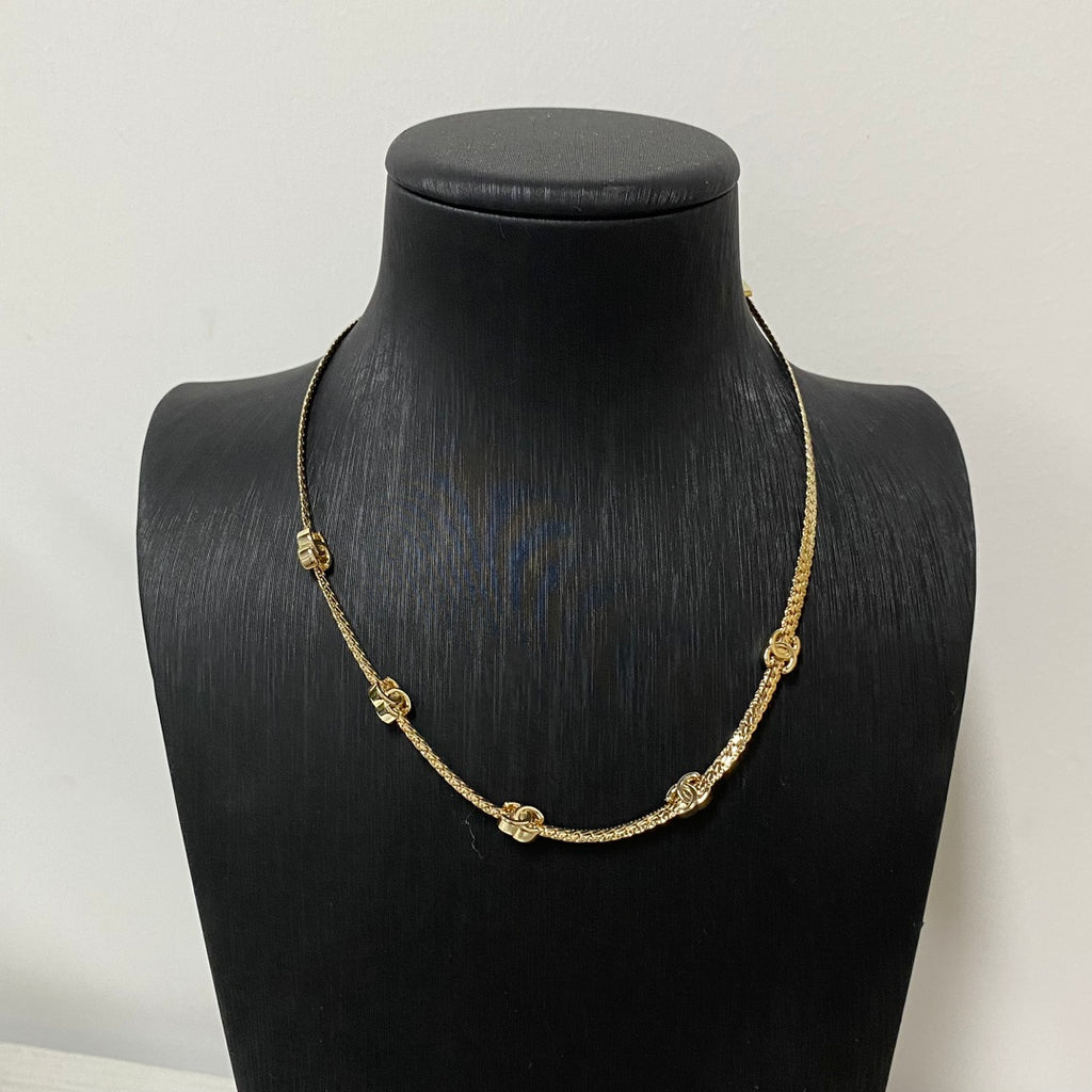 Signature Emblem Jewelry Accessory in Gold-Tone – Design 002 front product view