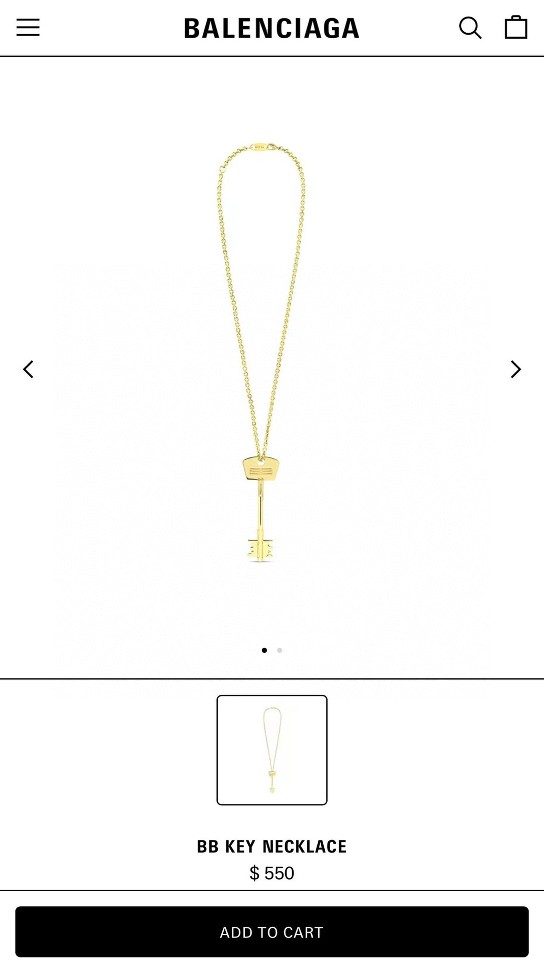 Geometric Emblem Pendant Necklace in Polished Metal-Tone – Design 085 main product view