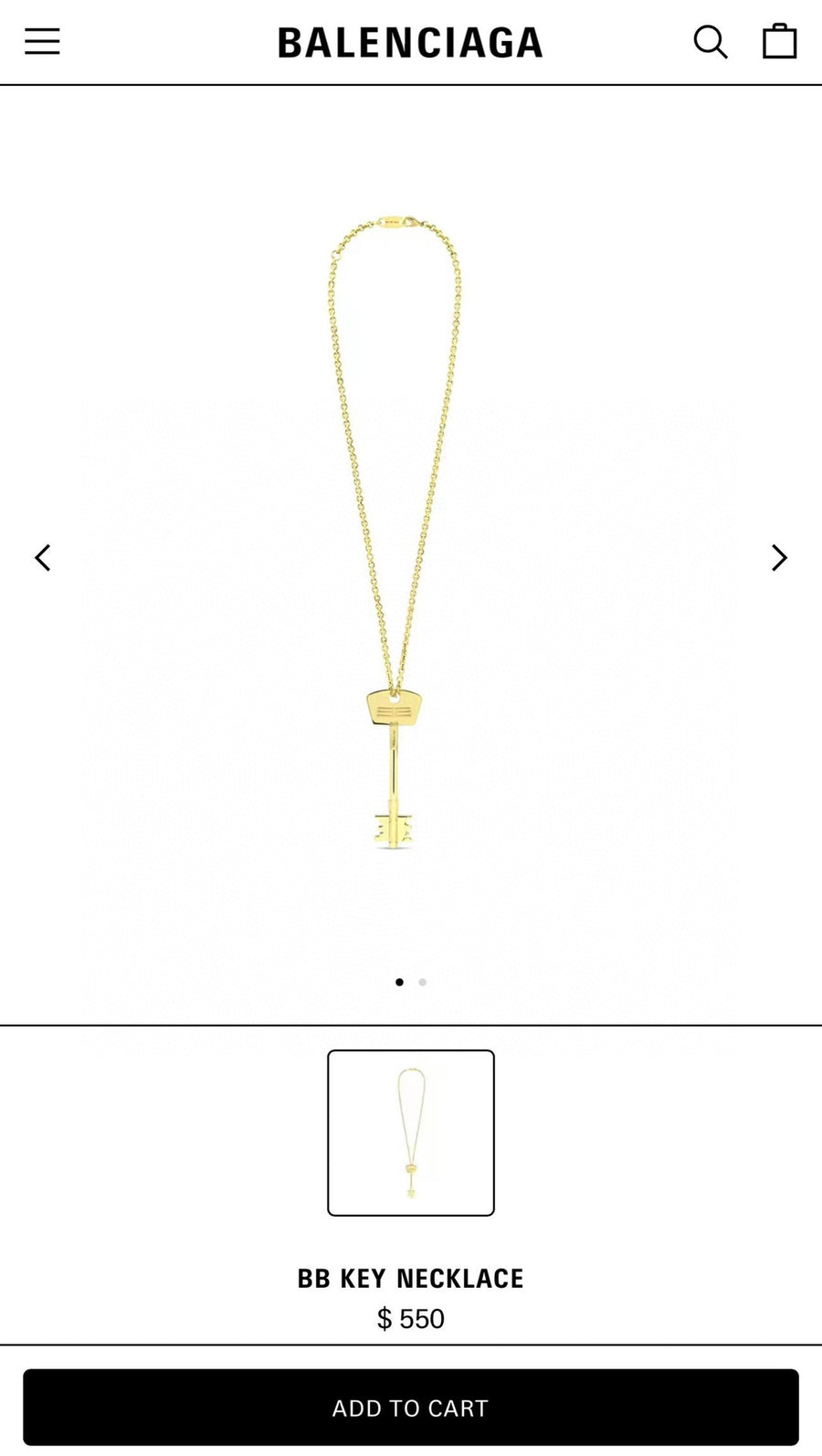 Geometric Emblem Pendant Necklace in Polished Metal-Tone – Design 085 main product view
